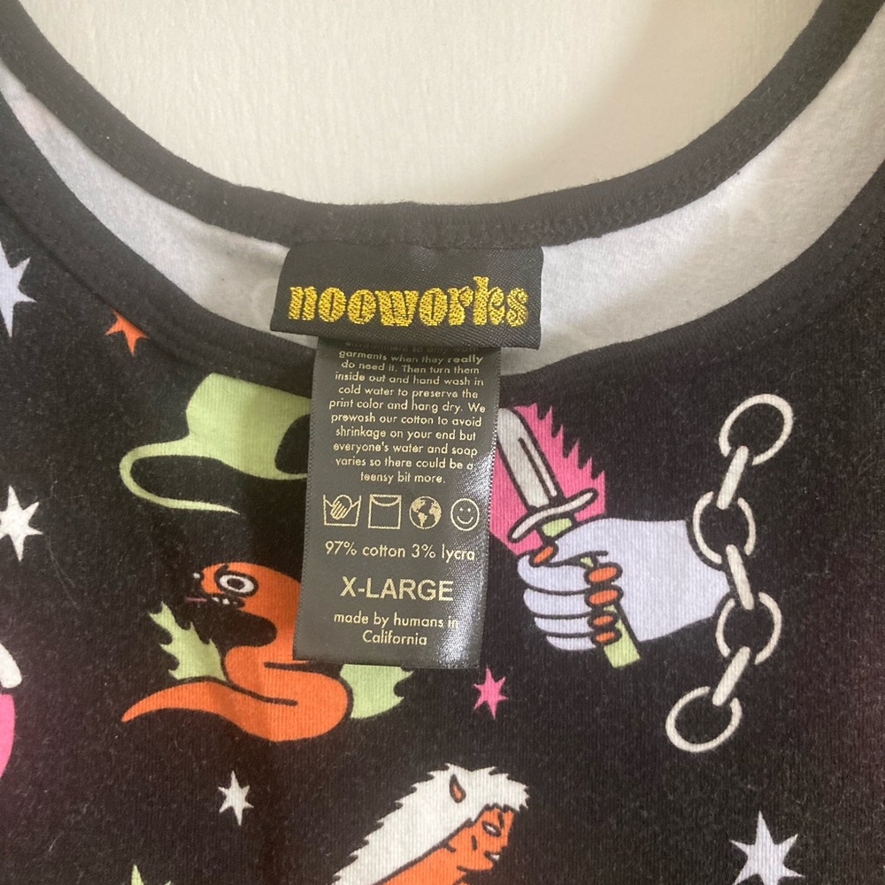 Nooworks Mean Machine Unitard XL AS-IS repaired! - Picture 2 of 7